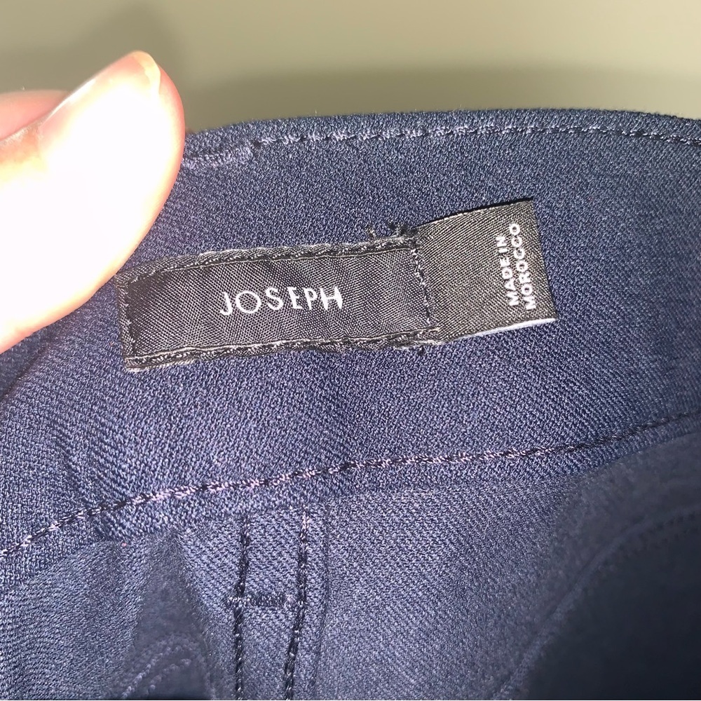 Joseph Gabardine Stretch Den Trousers Navy 38 - Picture 7 of 15